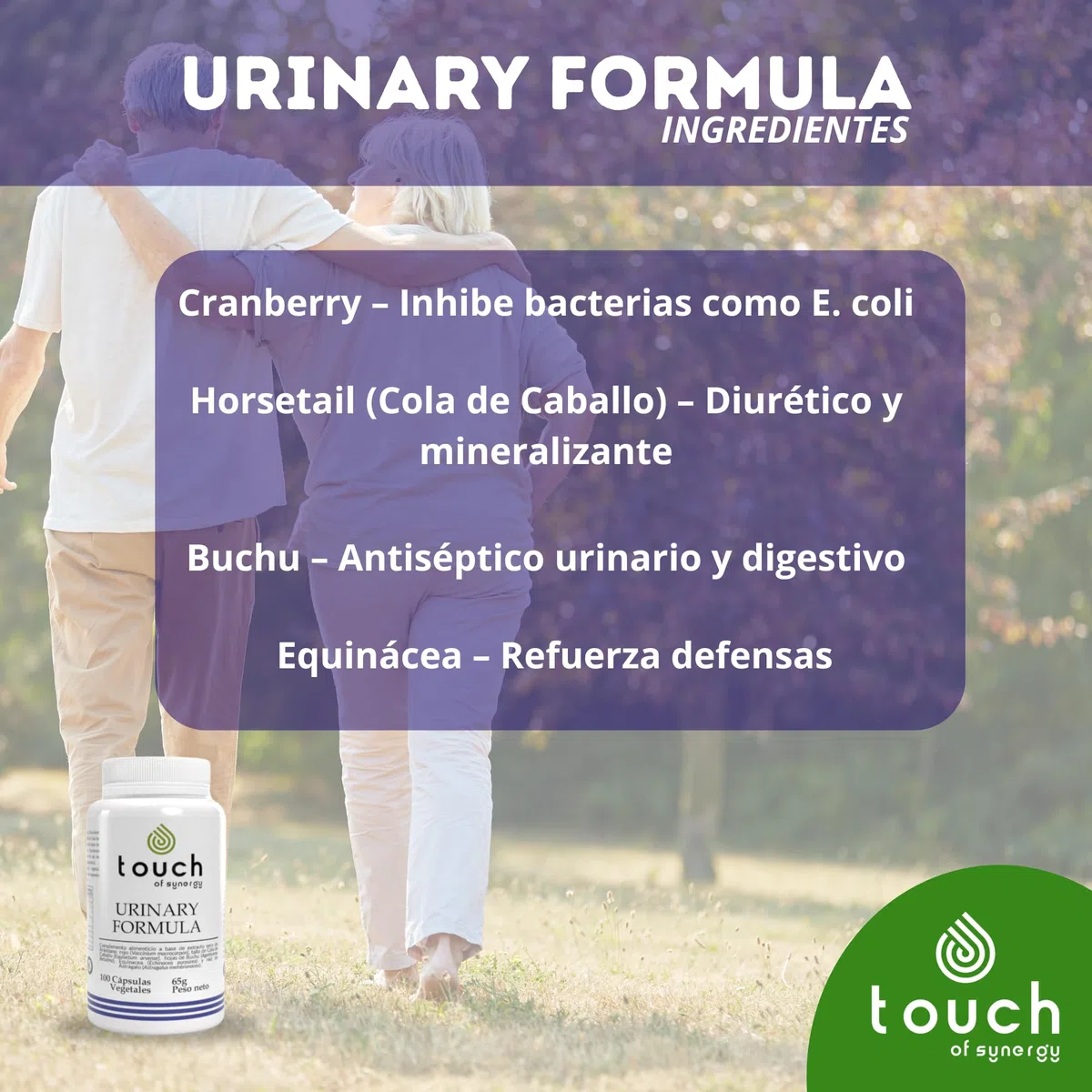 Urinary Formula - 100 Cápsulas - Arándano Rojo, D-Manosa y Uva Ursi - Previene Infecciones Urinarias, Reduce la Inflamación y Mejora la Salud del Tracto Urinario