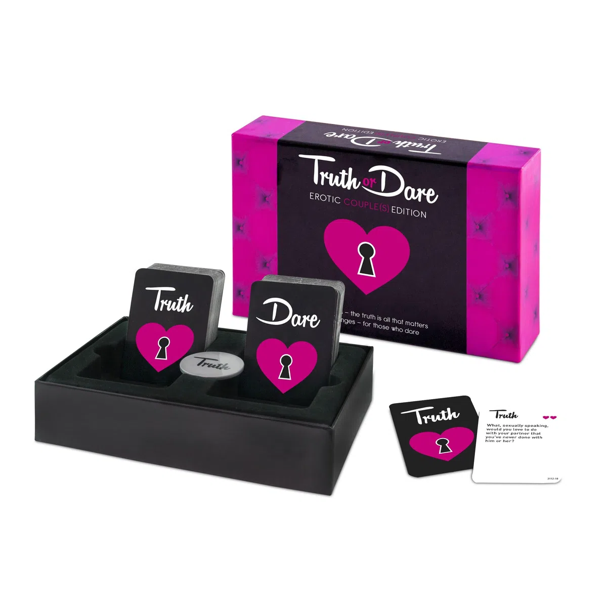 Tease & Please Truth or Dare Erotic Couple(s) Edition (EN) - Juegos Sexuales de Parejas Adultos para una Emocionante Noche de Juegos - Juego Verdad o Reto con 69 Preguntas y Desafíos