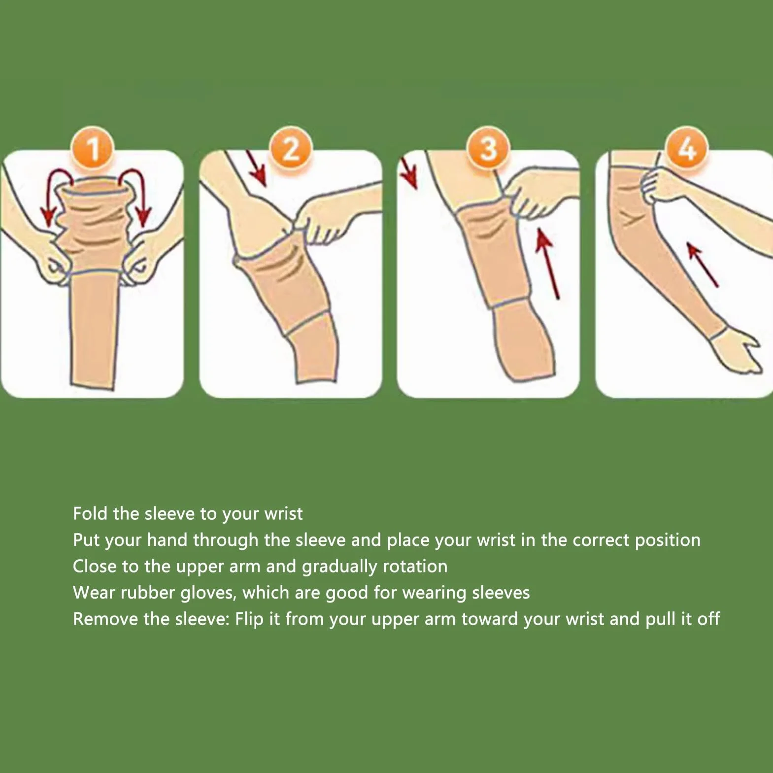 Manga de Compresión para Brazo, Manga de Linfedema Transpirable con Alta Elasticidad para Uso Diario (L)