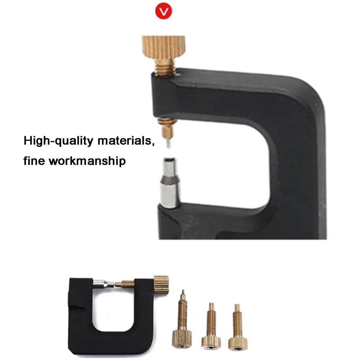 Juego de extractor de tornillos para gafas, herramienta de extracción de gafas con tornillo de arranque y brocas para mantenimiento de gafas