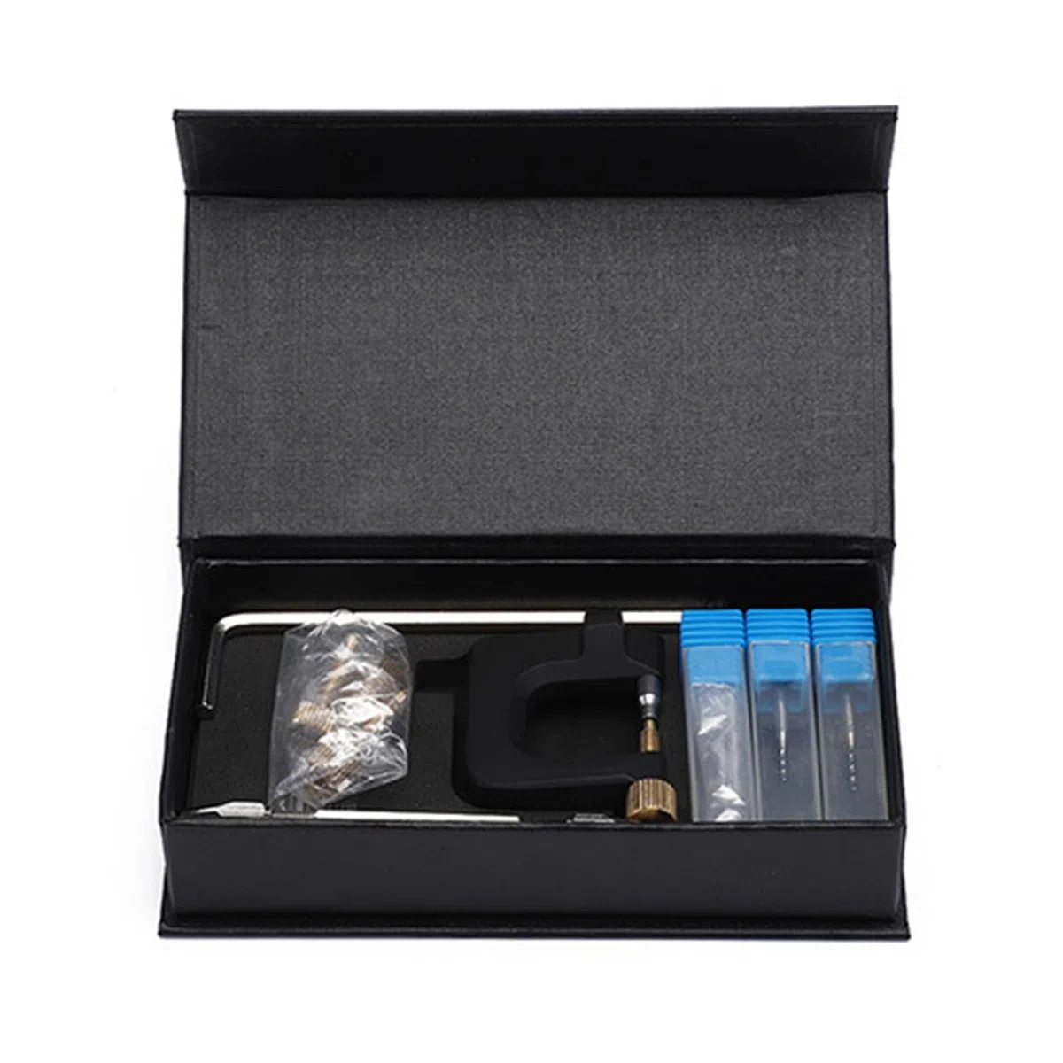 Juego de extractor de tornillos para gafas, herramienta de extracción de gafas con tornillo de arranque y brocas para mantenimiento de gafas