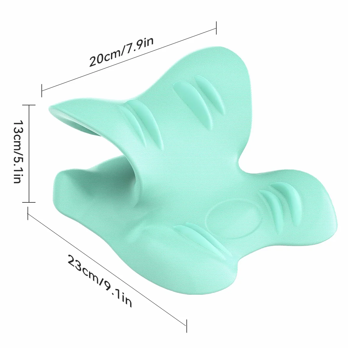Auauraintt Relajante de Cuello y Hombros, Camilla de Cuello, Corrección de la Postura del Cuello, Tracción Cervical del Hombro del Cuello, para aliviar el Dolor de Cabeza y Dolor de Cuello (Verde)