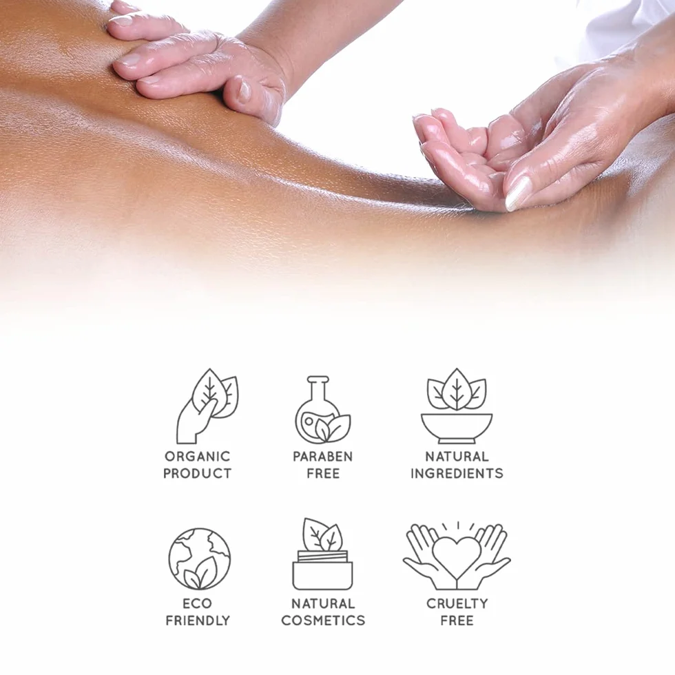 Aceite de Masaje, Ayurvédico, Profesional, + Dosificador, Formato AHORRO, EL MASAJE QUE ESTABAS ESPERANDO, Ideal para Salón de Belleza, Maderoterapia, Aromaterapia, Fisioterapia, SPA en Casa 1000 ml