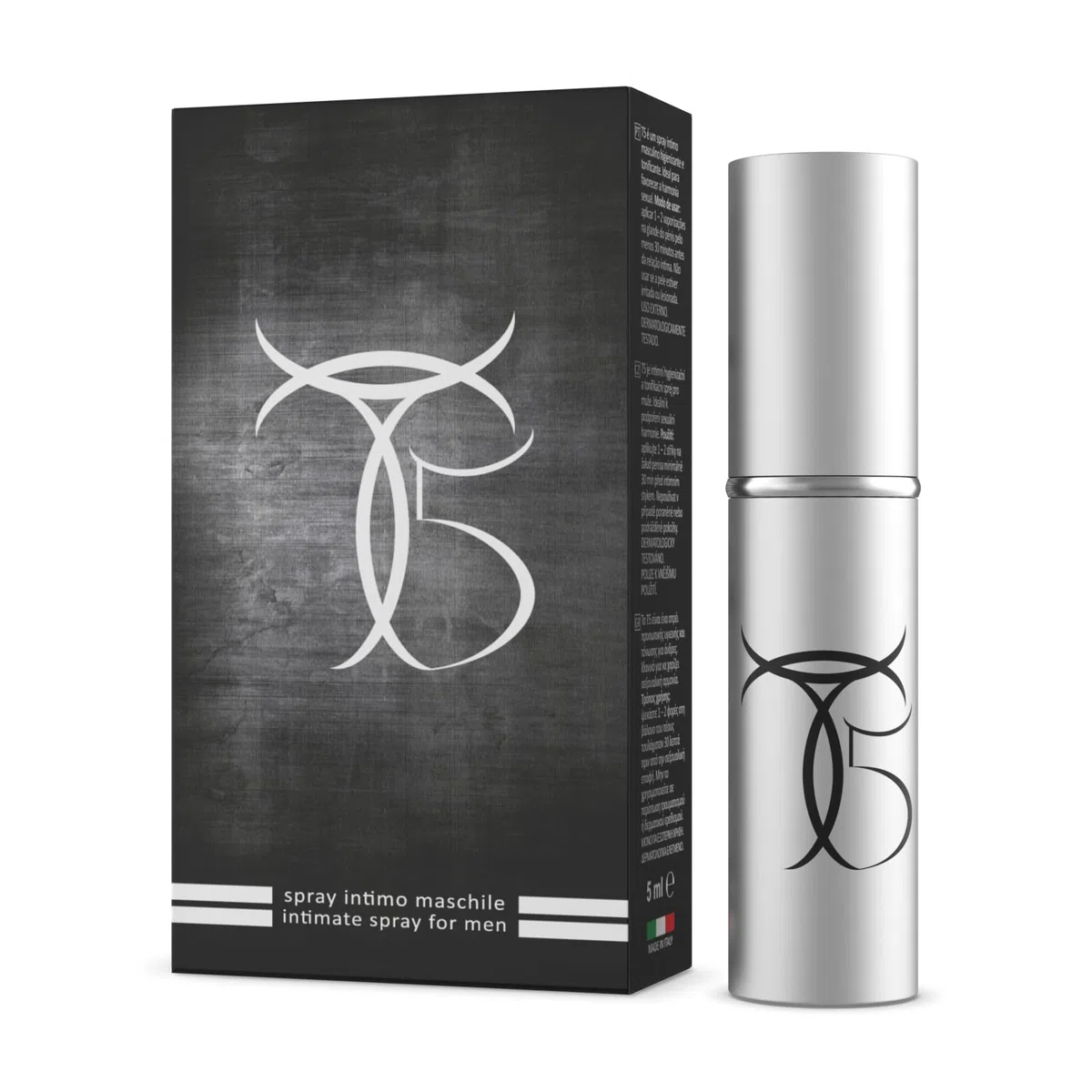 INTIMATELINE | Tauro T5 - Spray Retardador Íntimo para Hombres, No Anestesia, Fórmula Herbal Natural, 20ml