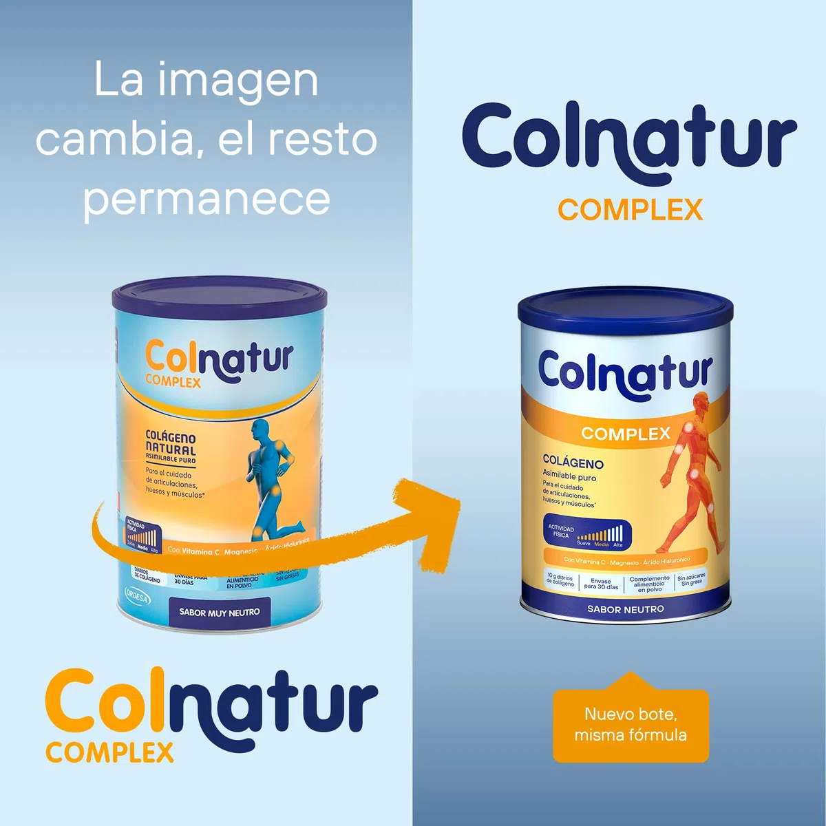 Colnatur Complex Neutro | 330g | Colágeno con Magnesio y Vitamina C para Músculos y Articulaciones
