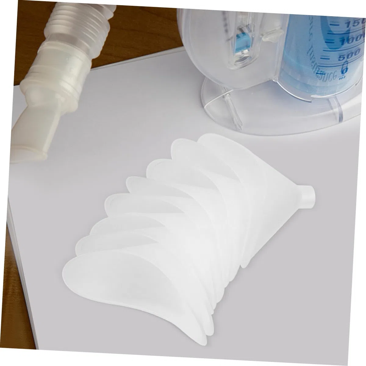 ULTECHNOVO 50 Pcs Boquilla De Espirometría Soplo Accesorios Ar Accesorios Para Piezas Bucales Pulmonares Partes Del Equipo De Soplado Devices Páginas Alumno Ensayador Médico
