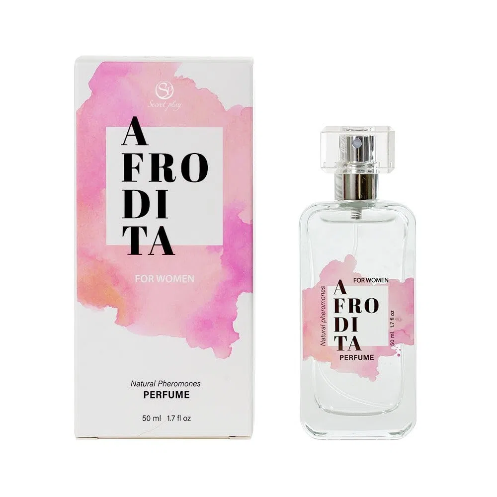 SECRET PLAY - Perfume con Feromonas en Aceite | Fragancia Erótica con Notas Intensas | Aroma Irresistible con Efecto Atracción | Modelo Afrodita | 50 ml