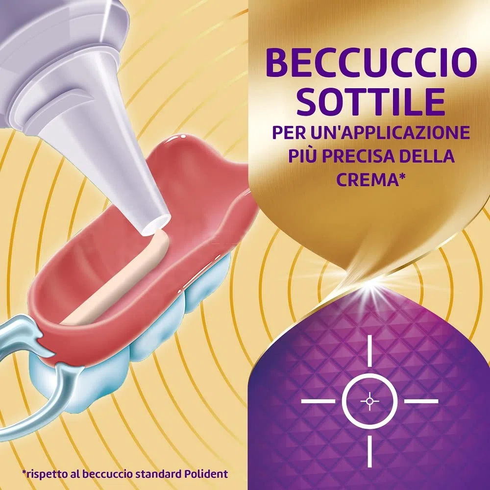 Polident Super sellado + sellador, adhesivo para prótesis dental, 12 horas de duración diaria, sabor neutral, paquete de 3 x 40 g