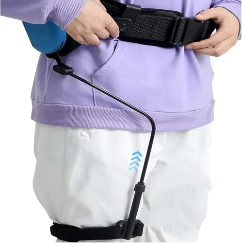 Body Power Walkig - Ayuda para levantamiento de piernas de terapia física con cinturón de cintura ajustable, Itesity ajustable, diseño bioico, reduce el erergio Cosumptio