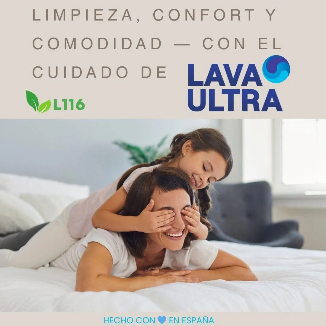 Limpiador para colchones LavaUltra L116 — potente limpiador para limpieza profunda 5 L + spray 750 mL | Elimina manchas amarillas, suciedad, restos de orina y olores de mascotas