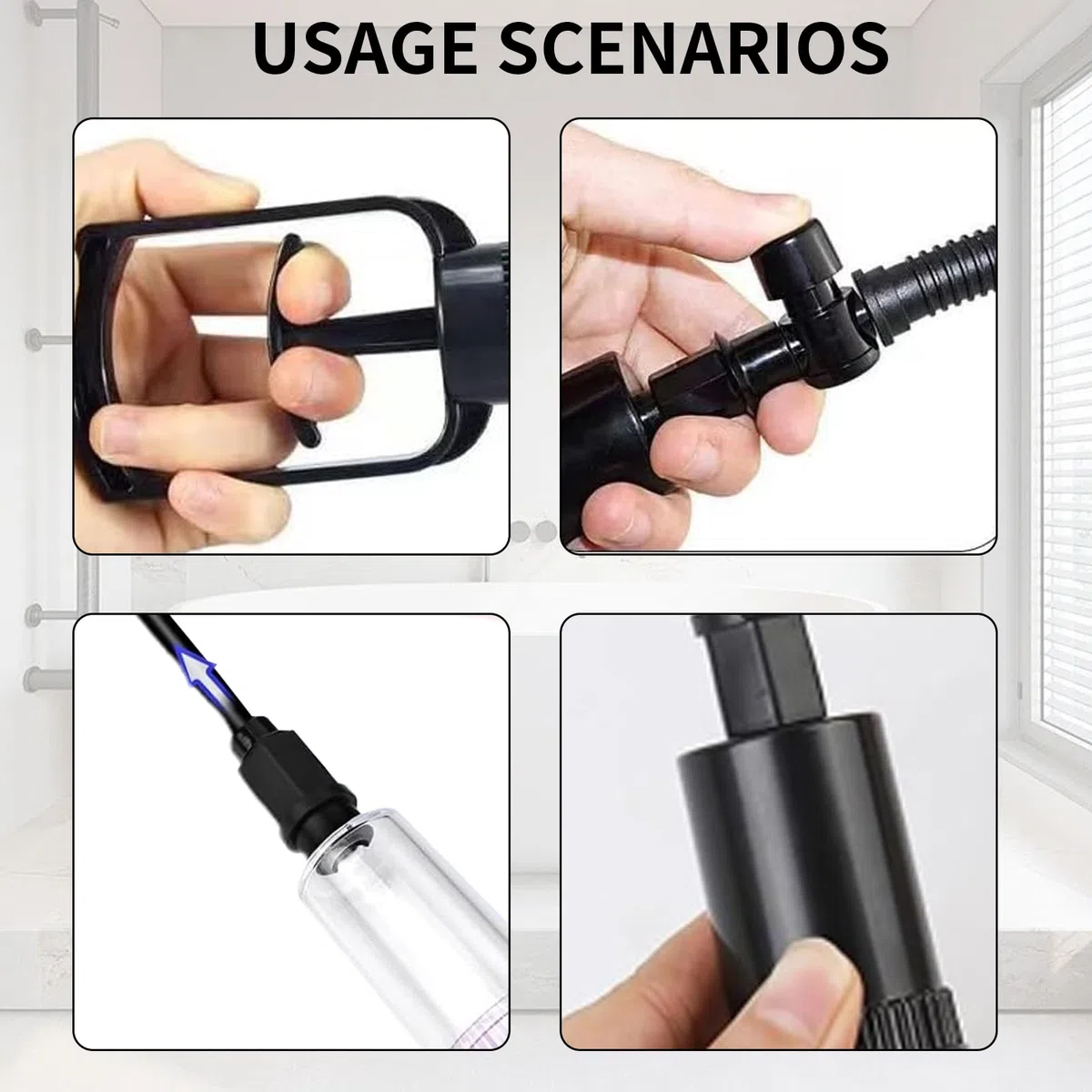 Bomba vaginal, bombas de clítoris Aumenta la sensibilidad y aumenta el placer sexual femenino, el estimulador de pezones del clítoris contiene 5 ventosas para aumentar el placer de la pareja