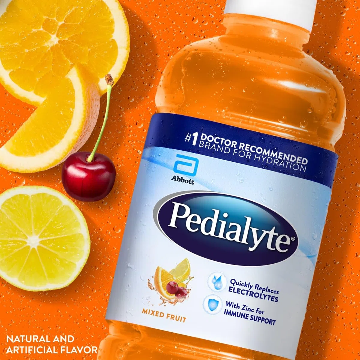 Mixed Fruit Electrolyte Solution, 33.8 Fl Oz Bottle