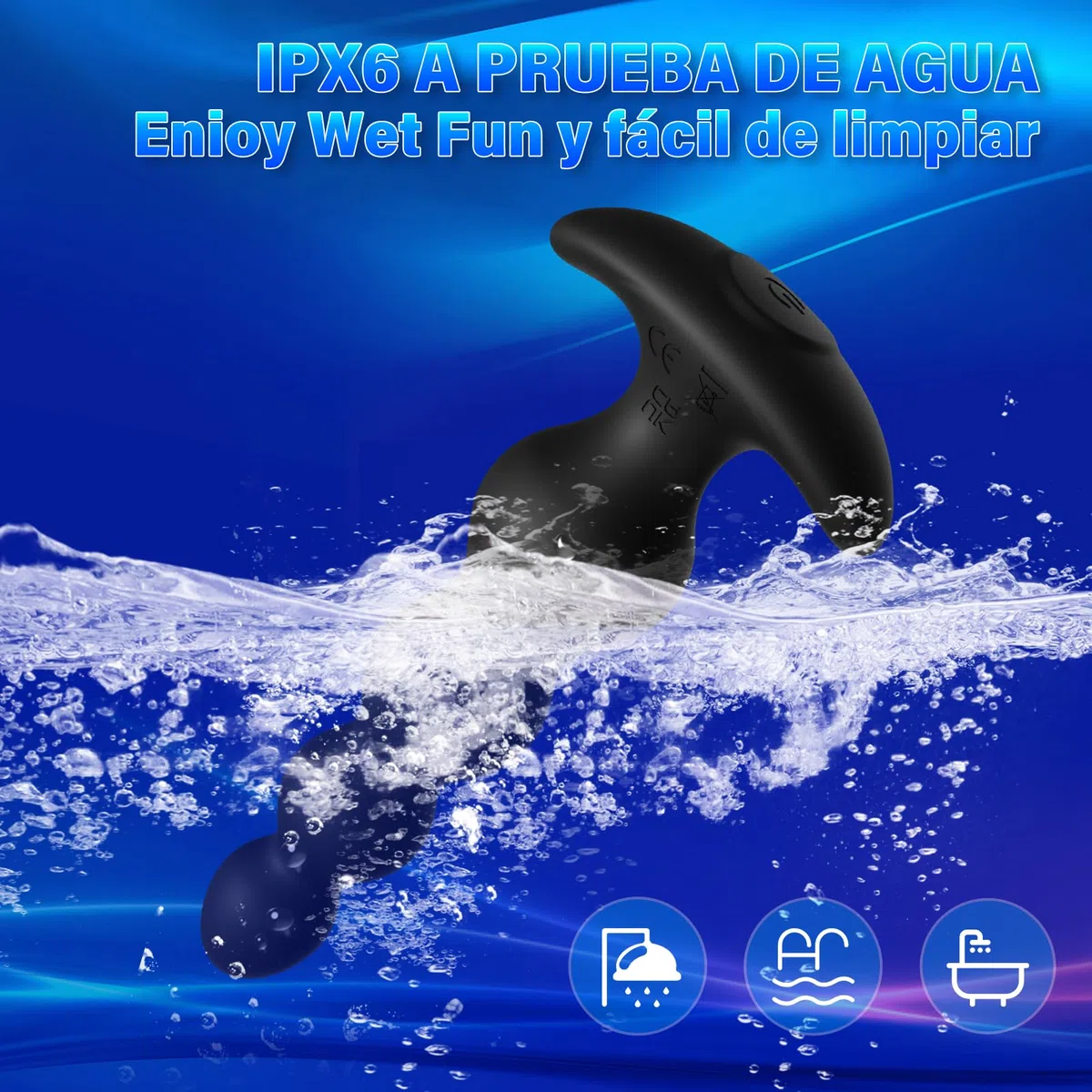 Vibrador de anal APP control juguete sexual - estimulador de próstata hombre de silicona recargable y vibrador de punto G, vibrador anal con 9 Modos, Sextoy para hombres, mujeres, parejas placeranal