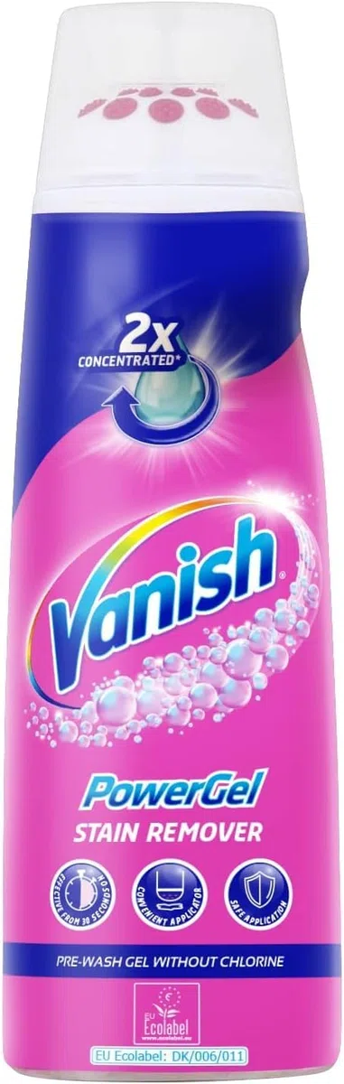 Vanish Power Gel – Quitamanchas delantero lavado 200 ml – pack de 3x200ml