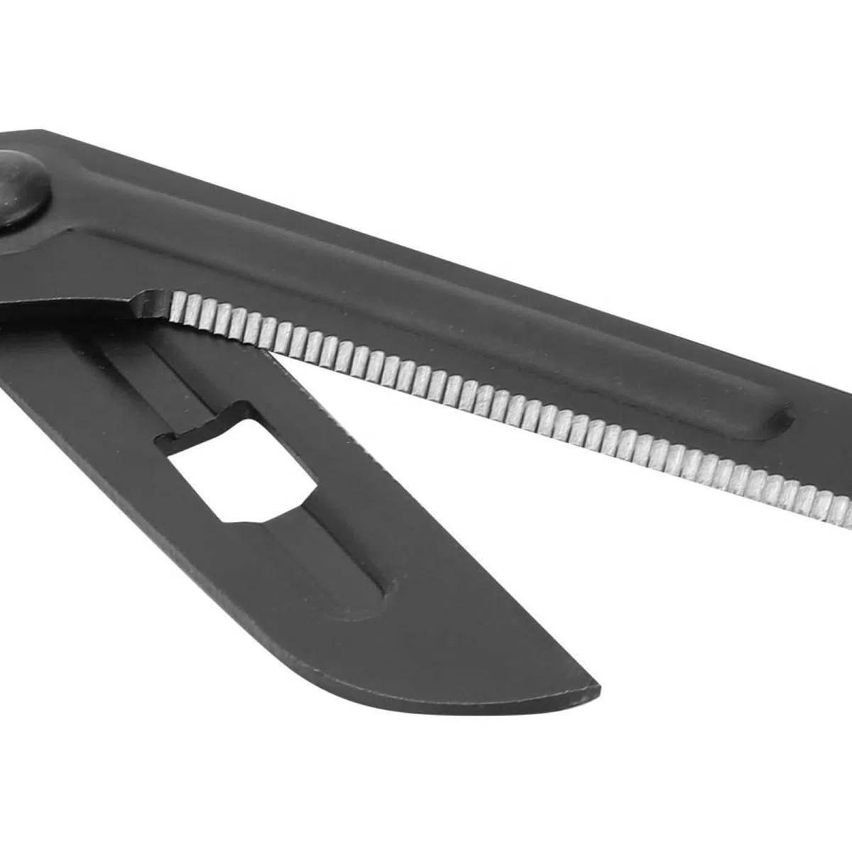 Tijeras de vendaje de titanio, tijeras EMT y tijeras de trauma, dobladas con revestimiento negro para enfermeras, estudiantes, sala de emergencias (negro, 19 cm)