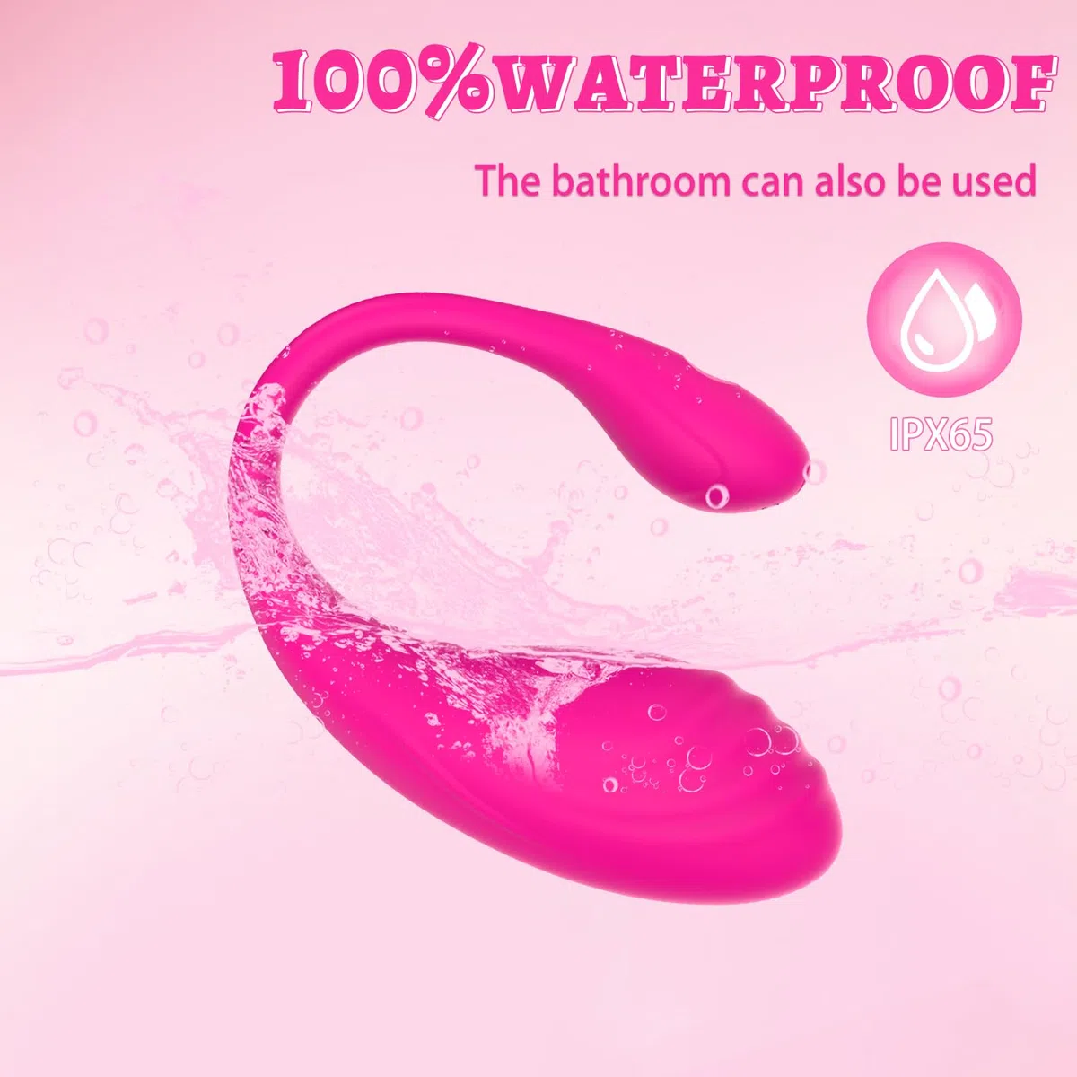 Bolas de entrenamiento para el suelo pélvico para mujeres – Entrenador inteligente de músculos del suelo pélvico con control por aplicación (rosa)