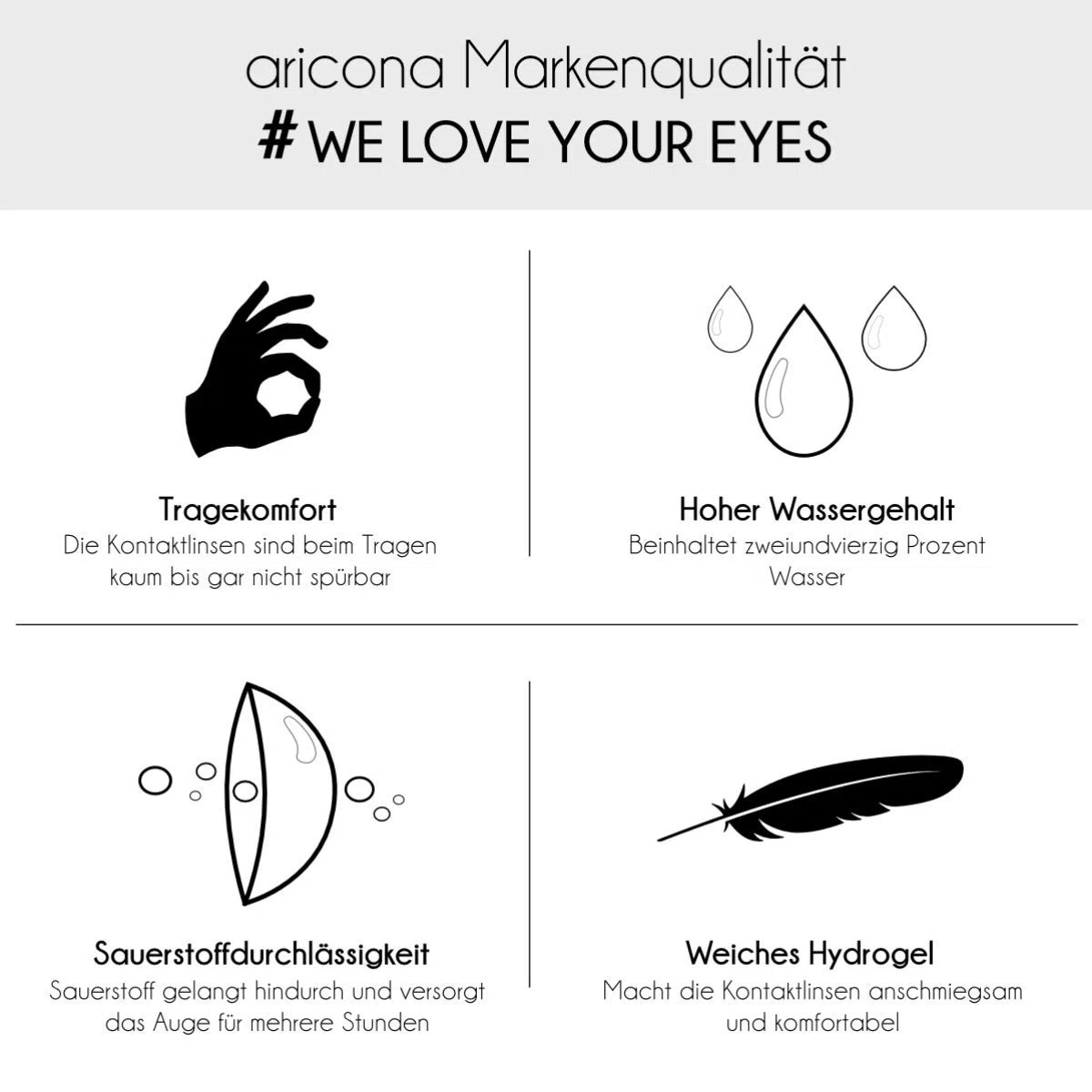 aricona Kontaktlinsen – Orange Lilly: Lentes de contacto marrón - Lentes de contacto de color marrón natural sin dioptrías puede utilizarse durante 12 meses, 2 piezas