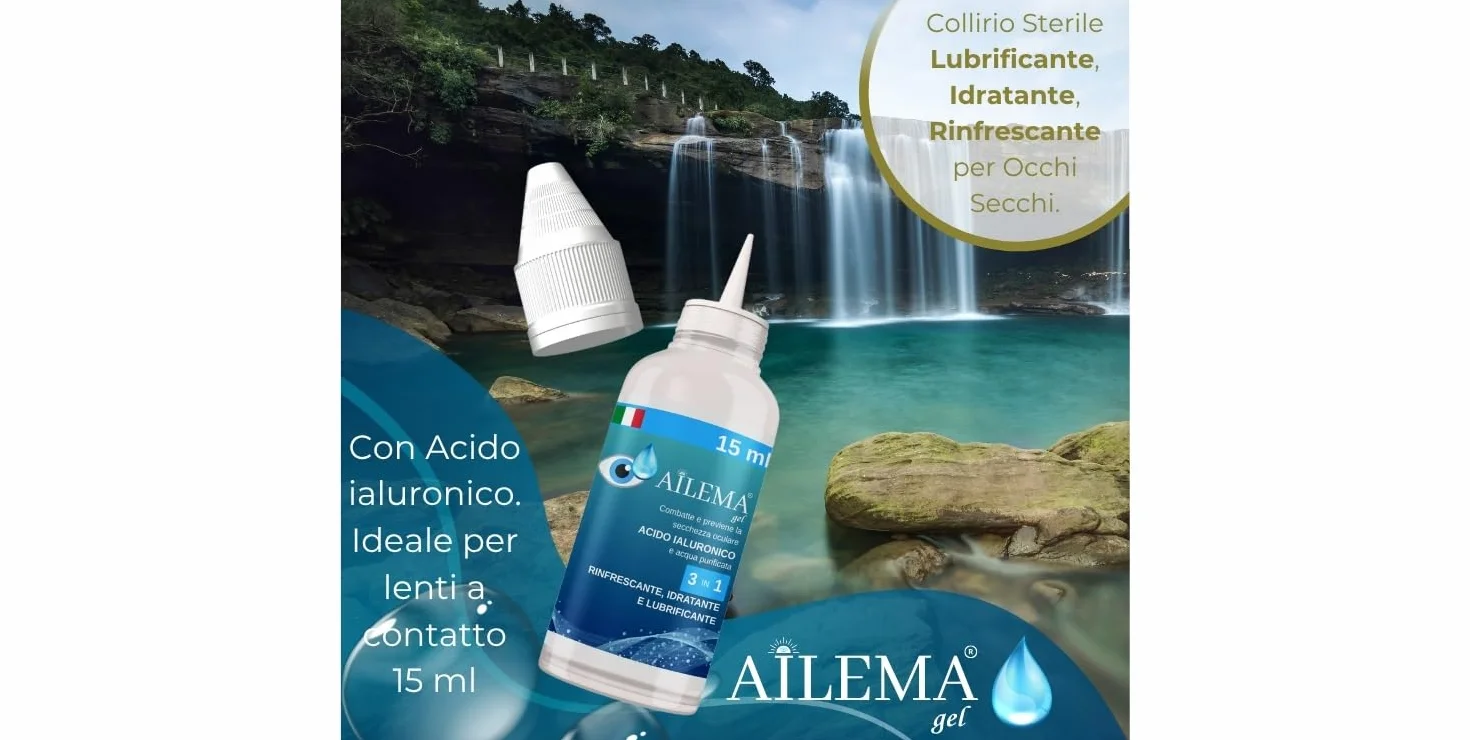 Gotas humectantes con ácido hialurónico Maxi formato 15 ml | 3 en 1: Lubricante, refrescante y drenante | Alivio inmediato para ojos secos e irritados | Uso diario | Efecto inmediato