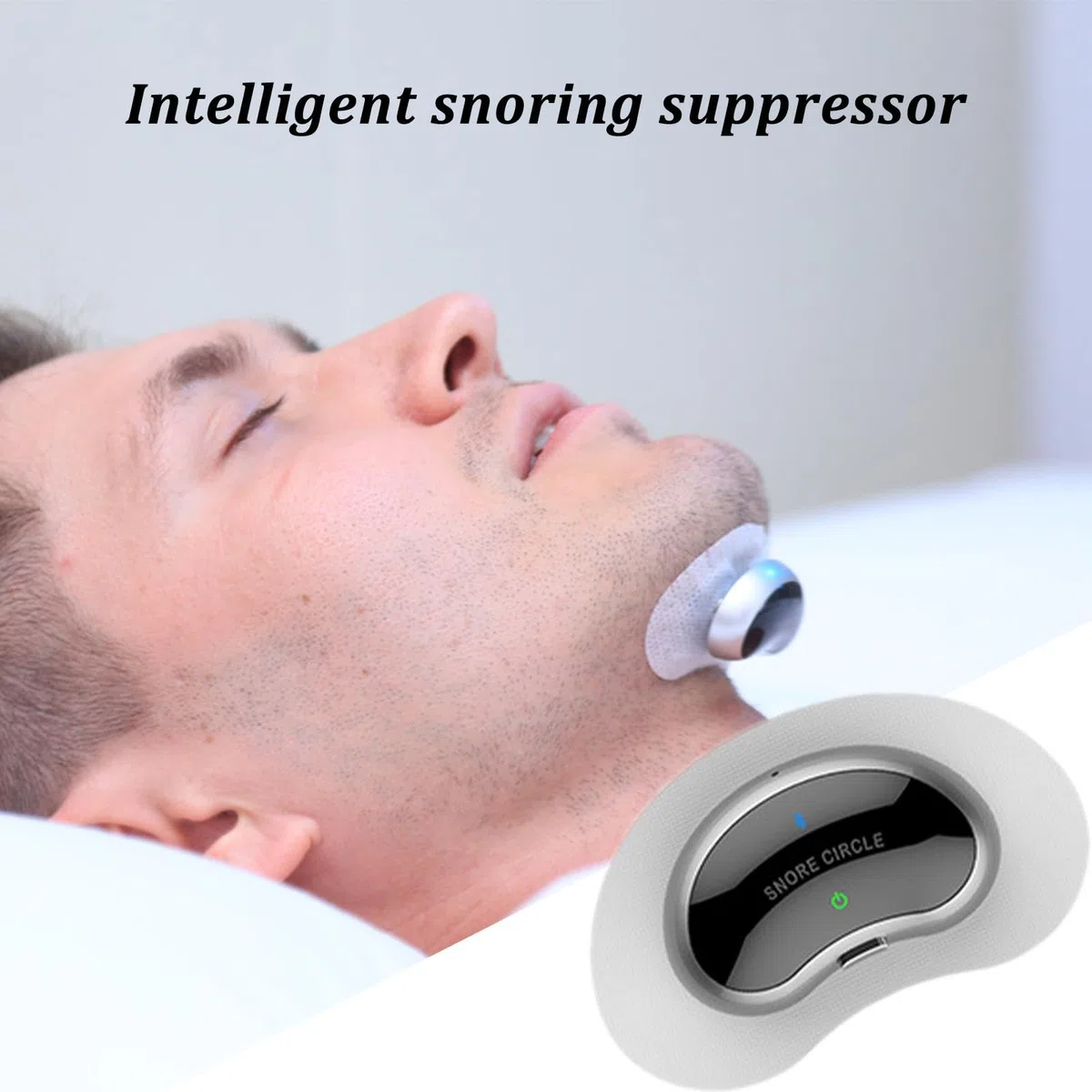 Máquina de prevención de ronquidos recargable, Máquina inteligente de prevención de ronquidos - Prevención de ronquidos de la máquina eléctrica ajustable - Electrónica