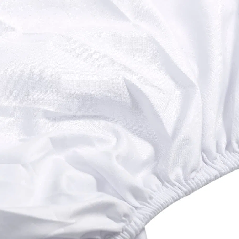 2 sábanas de masaje con agujero para la cara, cama de belleza universal, sábana bajera elástica para sofá, funda de sofá, spa suave para salón de belleza facial (blanco)