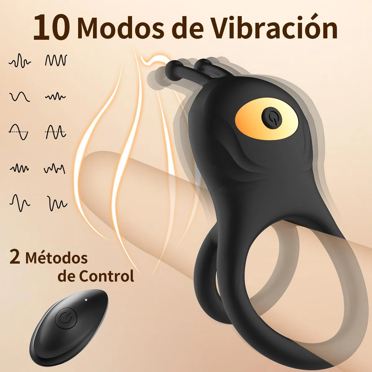 Juguetes Eróticos para Pareja Sexuales Anillo Vibradorador Pene Clítoris Mujer Juguetes Eróticos 10 Modos Vibrador Mando Distancia Vibrador Anillo Pene Masculino Ereccion Juguetes Sexuales Hombre
