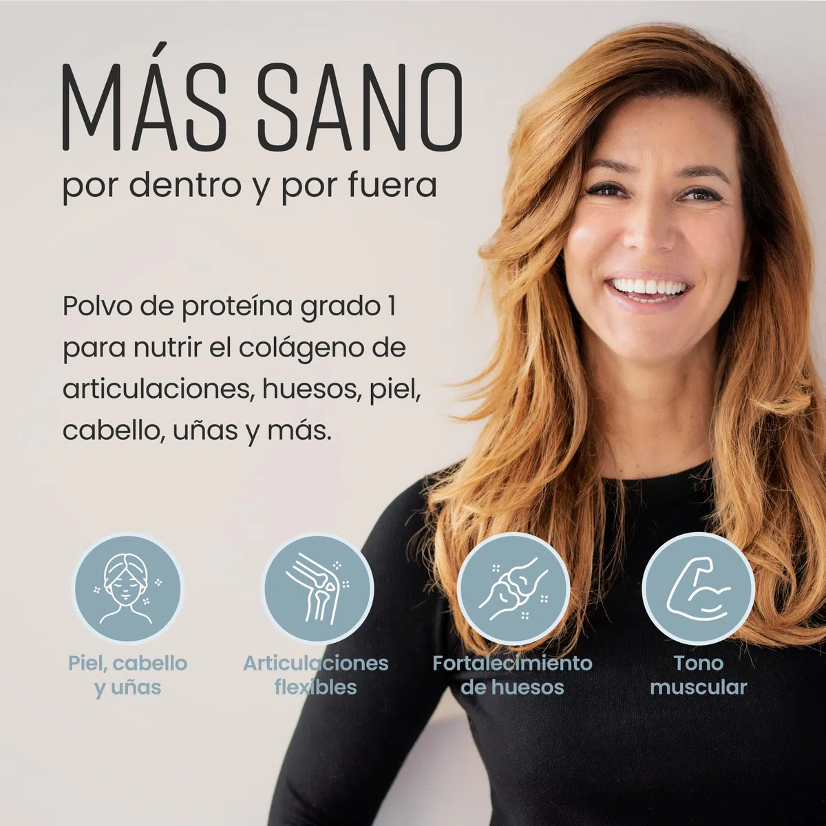 Colágeno Hidrolizado 500g | 50 Porciones | Péptidos de Colageno En Polvo Altamente Biodisponible Para Un Mejor Colageno Hidrolizado | Colágeno Sport Para Mujeres y Hombres | VitaBright