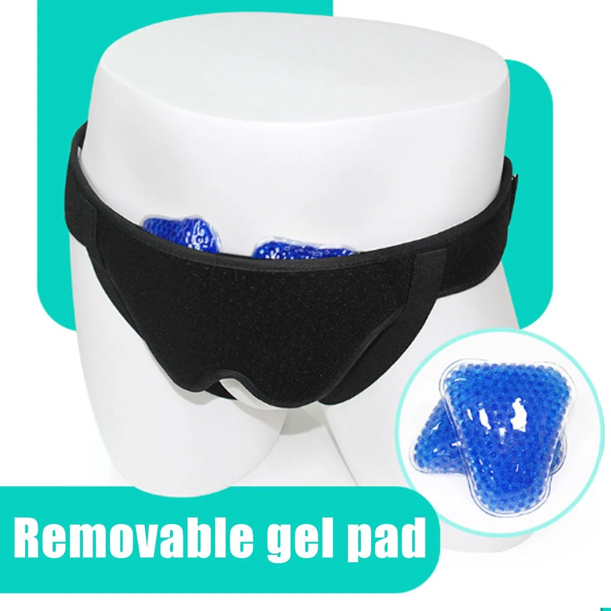 Cinturón para Hernia Inguinal, Braguero inguinal Ajustable para Hernia, Faja para Hernia para Hombres y Mujeres, con Almohadillas de Gel de compresión extraíbles(L(35.8-41.3 Inch))