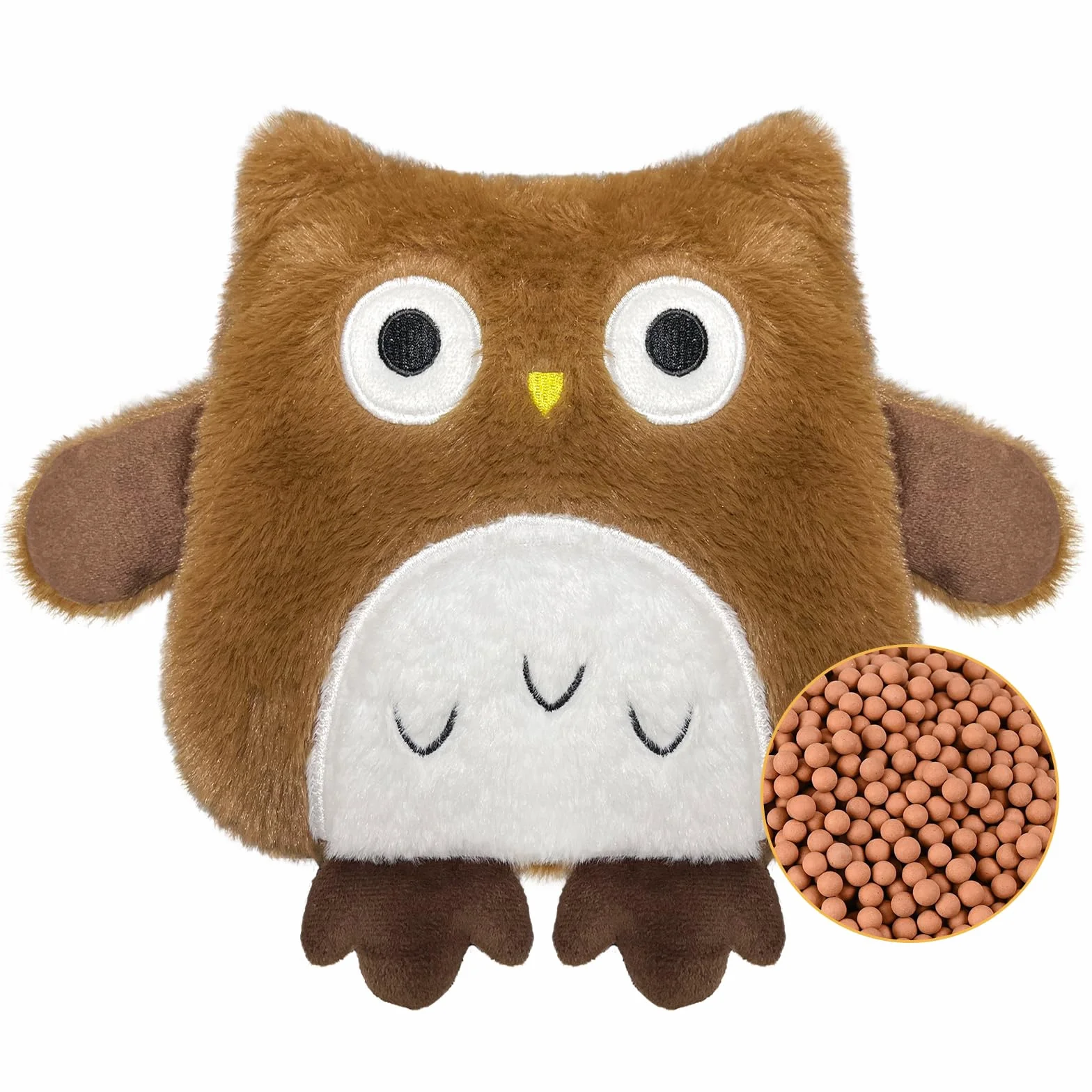 Cojín De Calor Para Microondas, Saco Semillas Microondas Para Bebe Mujeres, Saco De Semillas Para Microondas, Saquito De Semillas Microondas Para Espalda Y Cuello Lumbar Abdomen Alivio Del Dolor(búho)