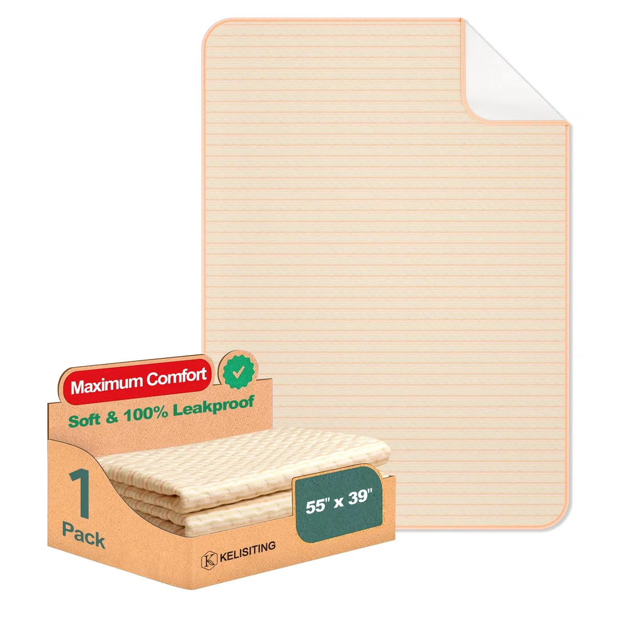 Empapadores Cama Lavables Reutilizables Impermeable para Adultos Ancianos,Algodón Fibra de Bambú,Transpirable,Doble Uso en Todas Las Estaciones,100x140cm