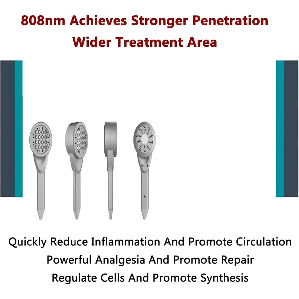 McbeAn Dispositivo De Terapia De Alivio del Dolor con Bucle Magnético PEMF, Dispositivo De Terapia De Campo Magnético, Intensidad Ajustable Y Frecuencia De 1000-3000 KHz, 2 Modos De Trabajo Y Efecto