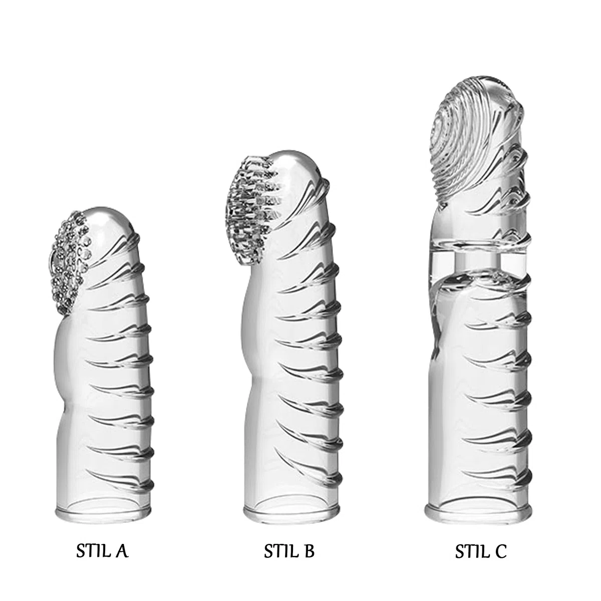 BDSMYEE - Juego de 3 fundas para dedos, 2 cosquilleadores sexuales con 1 vibrador, fundas de silicona para dedos, estimuladores de punto G y punto A, juguetes sexuales para juegos previos
