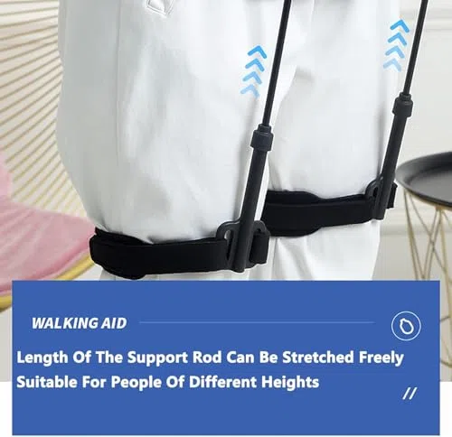 Body Power Walkig - Ayuda para levantamiento de piernas de terapia física con cinturón de cintura ajustable, Itesity ajustable, diseño bioico, reduce el erergio Cosumptio