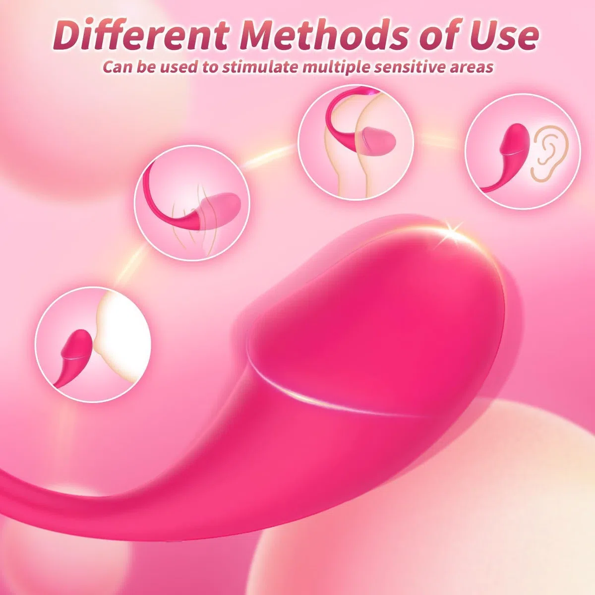 Vibradore Sex Toys con APP Remote Control para Mujer, Mini Vibrador para Estimulador el Clítoris Mujer e Anal Hombre, Portable Profesionales Vibradore Punto G con 9 Modos, Medical Silicone (X-003)