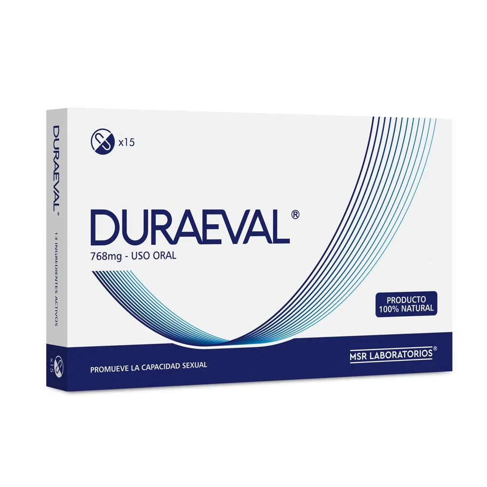Duraeval Potenciador sexual masculino estimula tus relaciones de pareja (15 pastillas)