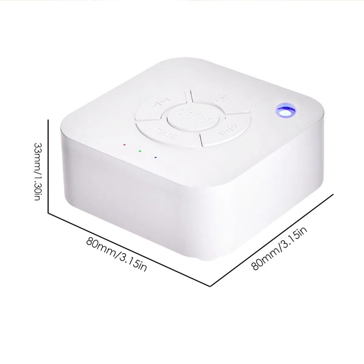 Máquina de sonido para adultos | Máquina de ruido recargable por USB con temporizador de apagado automático de 9 sonidos relajantes,Altavoz multifuncional para la privacidad de la