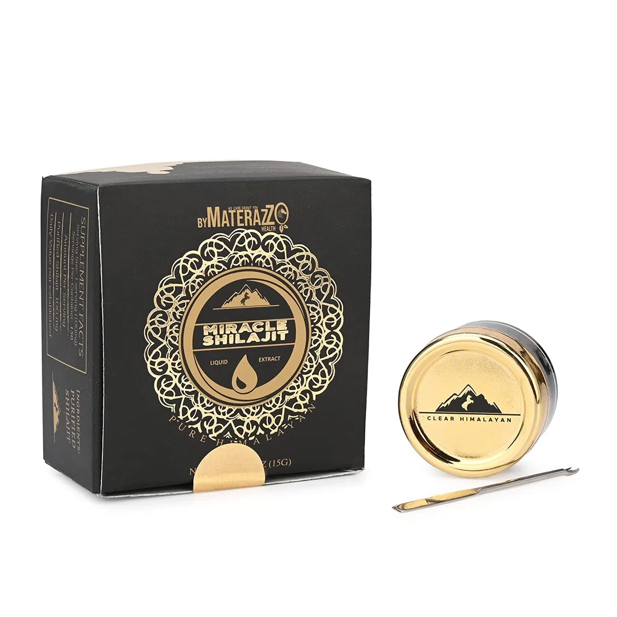 Resina Shilajit del Himalaya | Momia Auténtica | Pasta 100% Natural | Fuente de ácido fúlvico | Oligoelementos | CRUDO (15 g | 1 paquete)