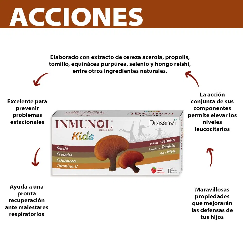 INMUNOL KIDS 14X10ML VIALES DRASANVI