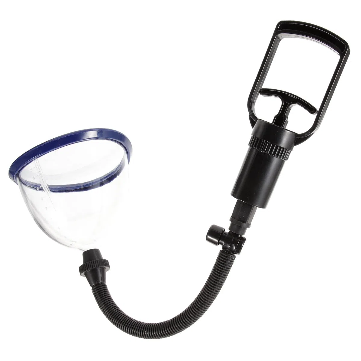 Toyvian Bomba de Masaje Manual para Mujeres Ventosas, Herramienta de Plástico y Goma para Estimular la Línea de Leche y Aplicar Presión Negativa en Spa y Salón
