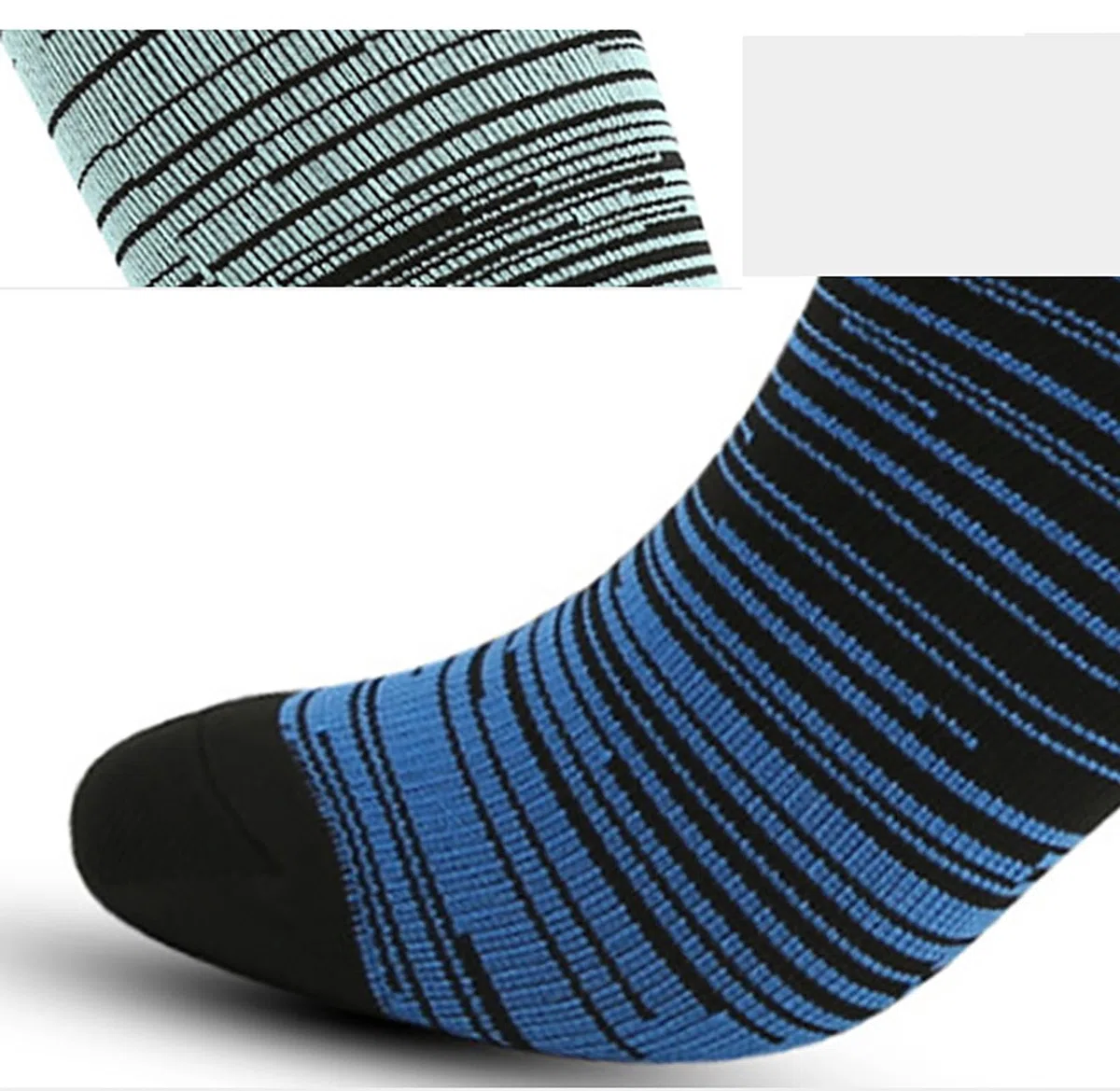 Calcetines de compresión talla S/M 6 pares de 6 estilos 20-30 mmHg, soporte de pantorrilla para mujeres de baloncesto, fútbol, yoga y deportes