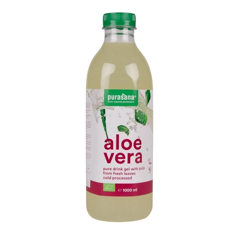 Aloe vera drink gel 1 litre (with pulp) BIO