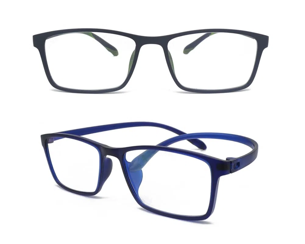 Gafas de Lectura Flexibles Ligeras, Anchas Anti Luz Azul (Pack 2)