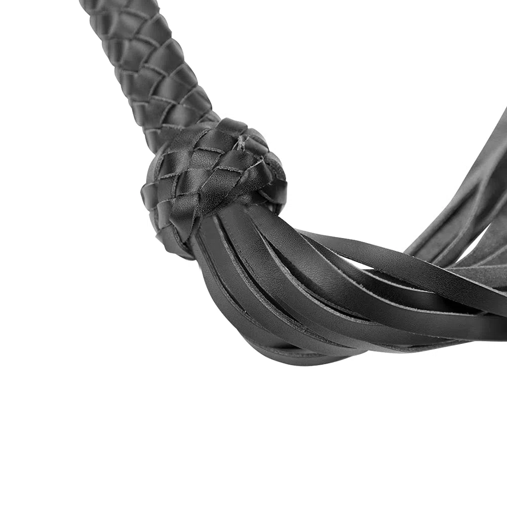 Juguete sexual BDSM Látigo de cuero de imitación para Flogger Juego de azotes Juguete sexual adulto para parejas SM Juego de rol