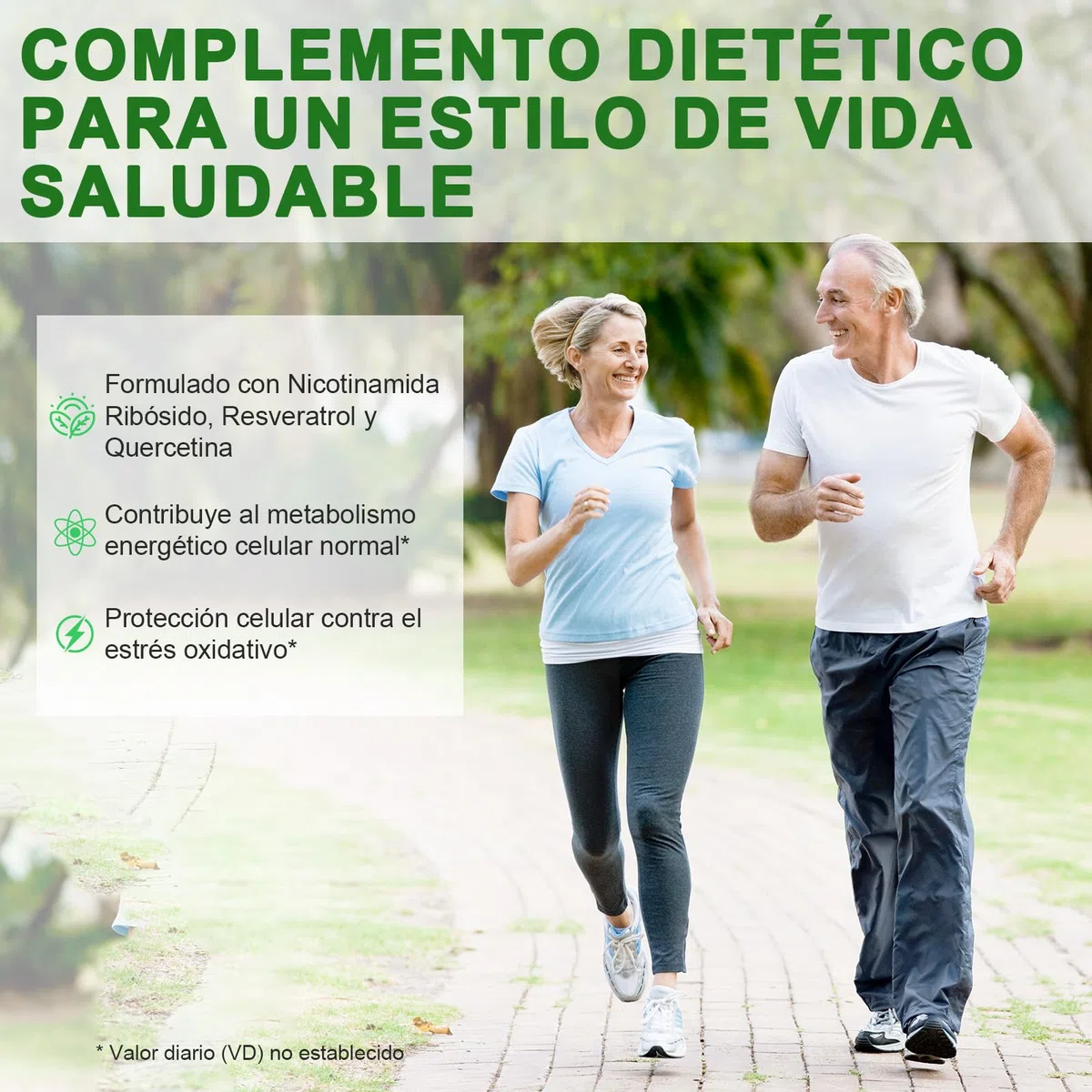 Nicotinamida Ribósido con Resveratrol y Quercetina 240 Cápsulas – Complemento Alimenticio