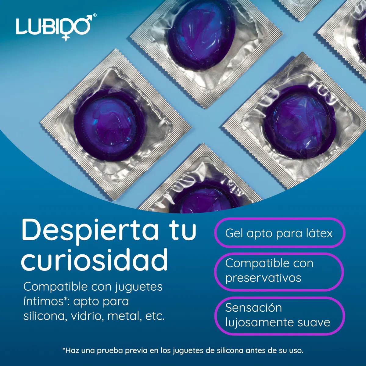 Lubido Gel Lubricante Hybrid Cremoso Hidratante sin parabenos - 250 ml