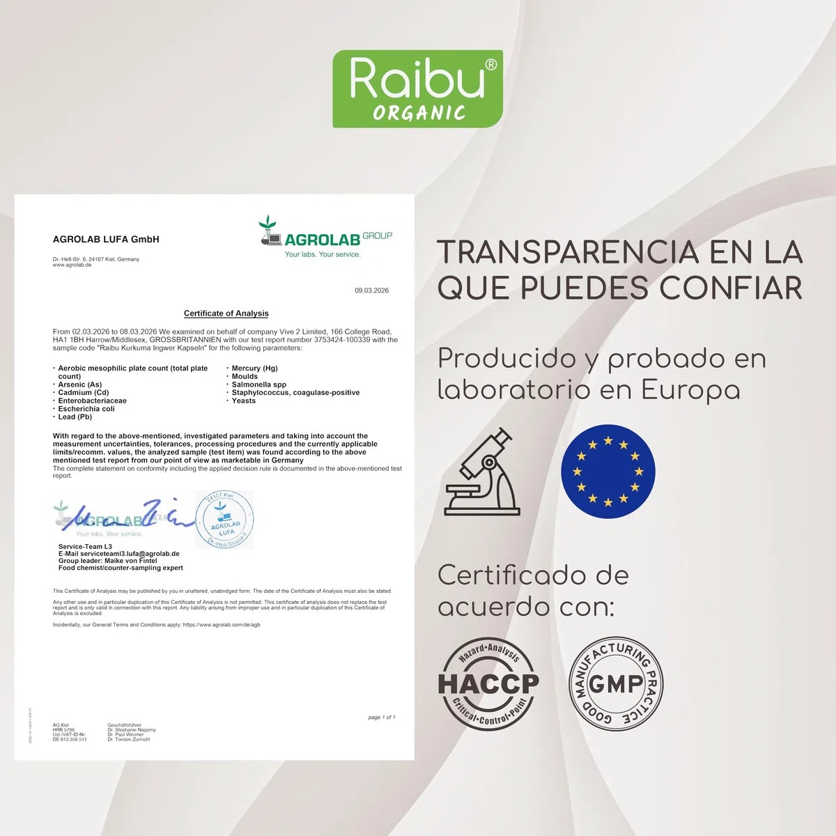 Cúrcuma con jengibre y pimienta negra Orgánica, 1500mg - Antiinflamatorio Natural - 180 Cápsulas de Curcuma, jengibre y pimienta negra - Certificación Ecológica, Probada en Laboratorio