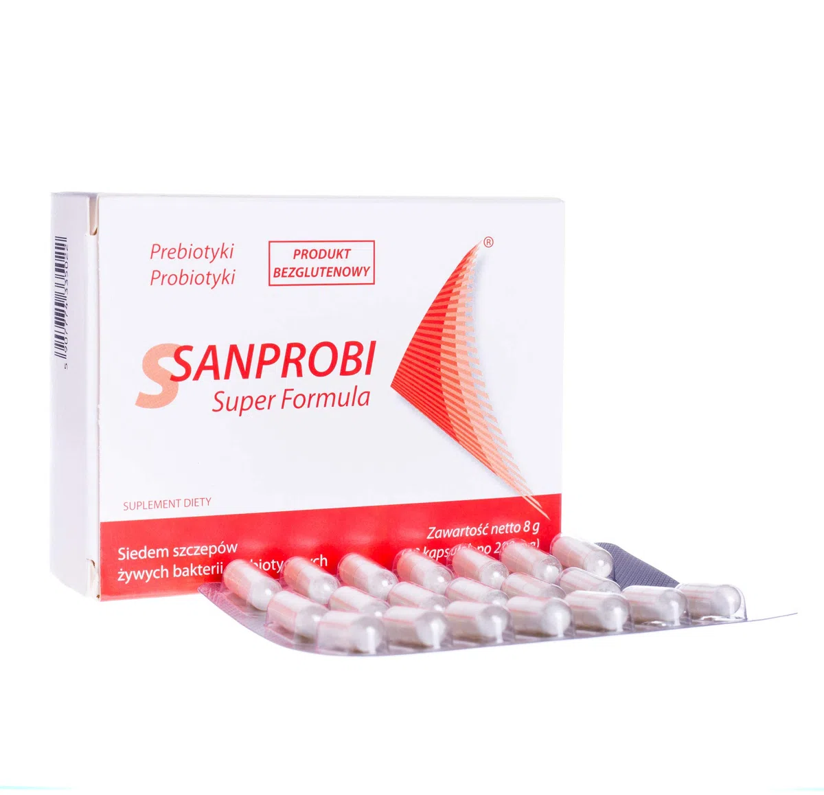 SANPROBI SUPER FORMULA - 40caps - 7 PROBIOTIC & PREBIOTICS BACTERIA CULTURE -IPC