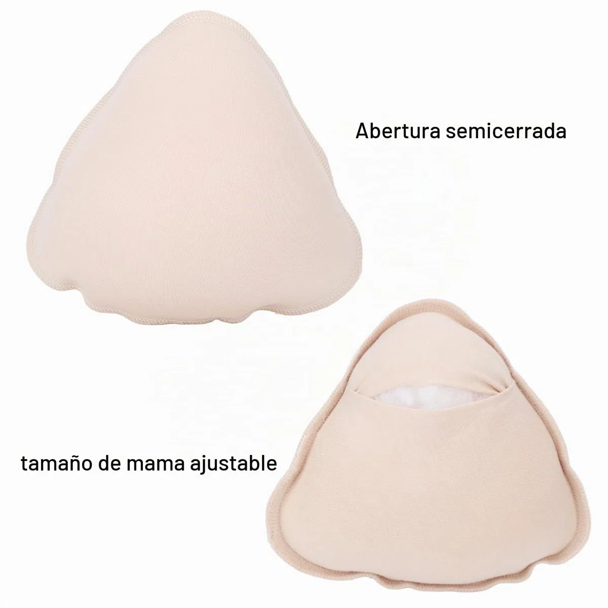 Prótesis de mama de espuma, sin presión, insertos de sujetador de espuma transpirable para cirugía de cáncer de mama femenina en mastectomías femeninas (L)