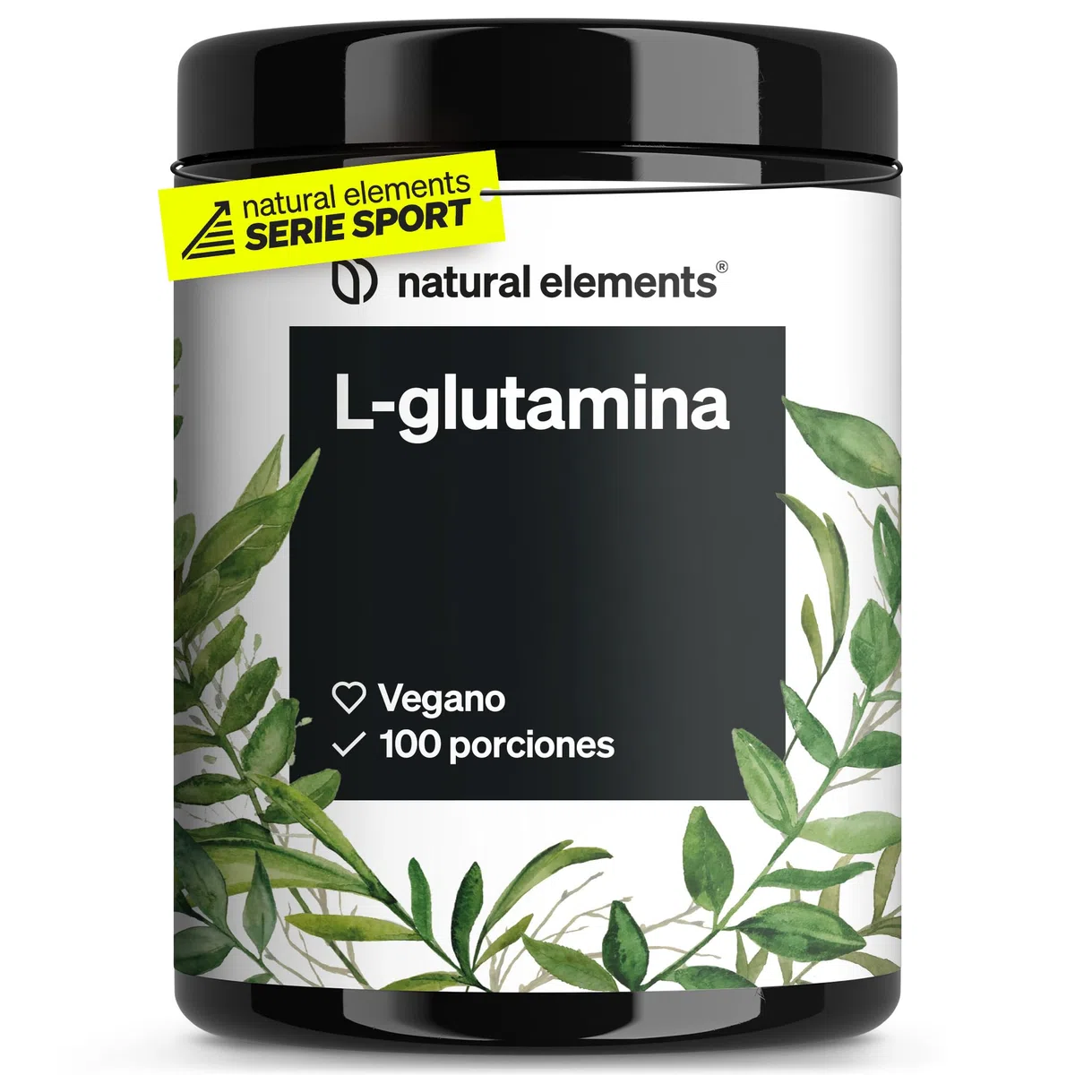 L-Glutamina en Polvo 500g - Fabricado en Alemania - 100 porciones L-Glutamina pura sin sabor- Altamente dosificada, vegana y sin aditivos - Probado en laboratorio