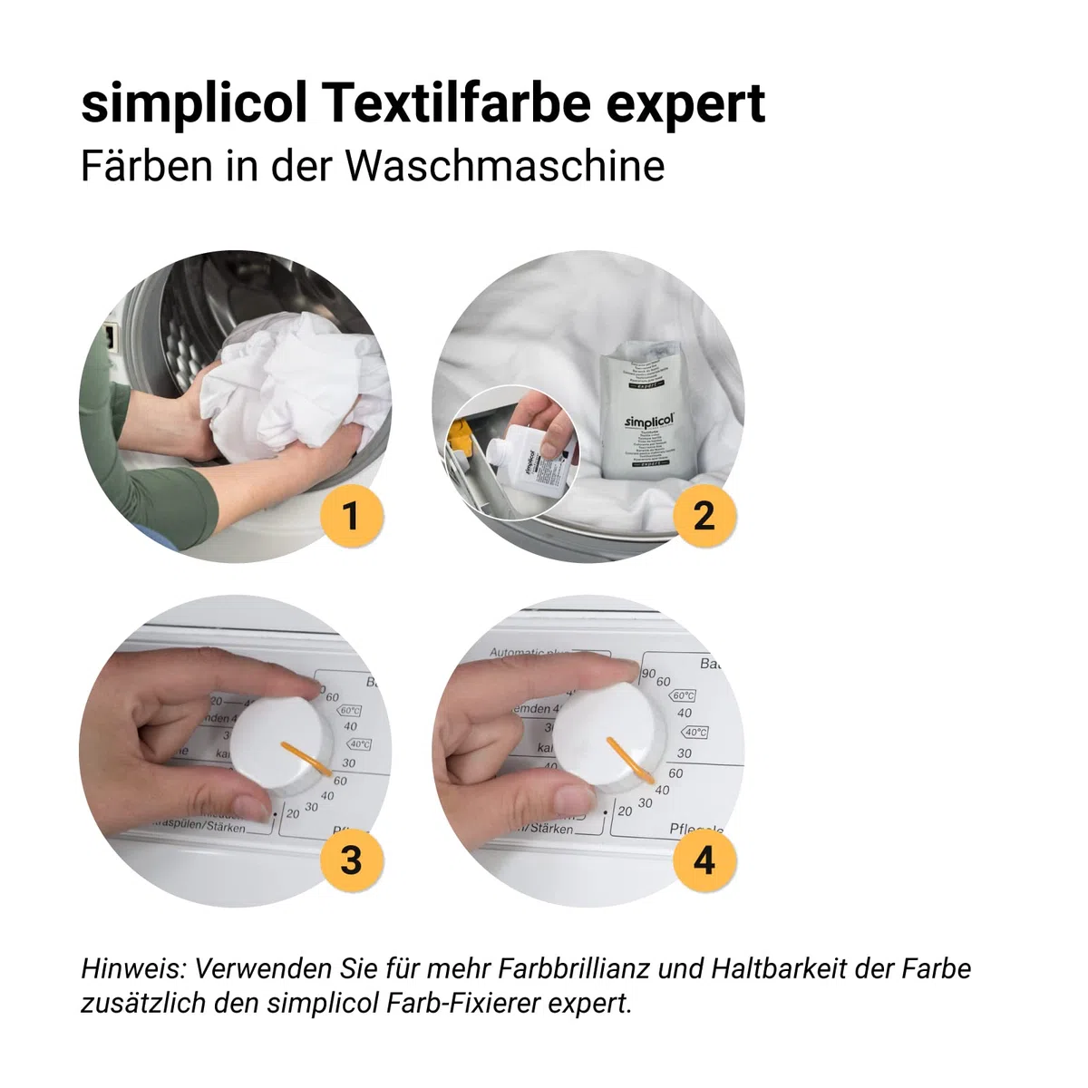simplicol Expert + fijador del Color Paquete de Kombi Fabric Dye: Tinte de Coloración para Textiles: Lavado a Mano o Lavadora - Gris