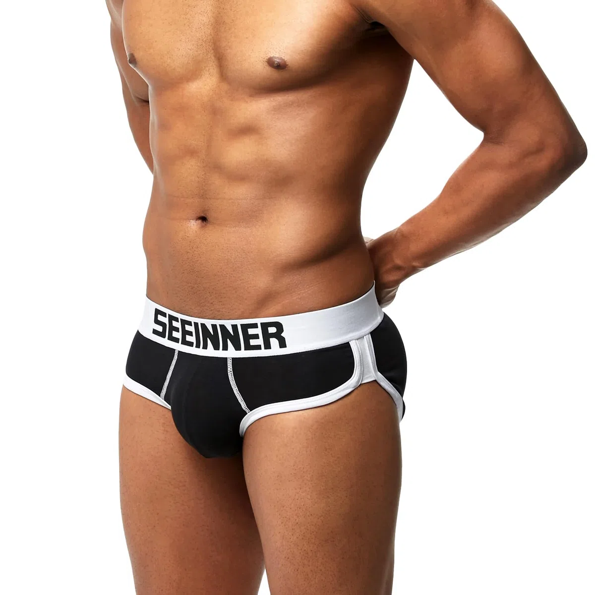 Casey Kevin Hombre Boxer Algodón, Acolchado Calzoncillos, Extraíble 3 Almohadillas de Esponja, Realzar la Curva de Los Glúteos